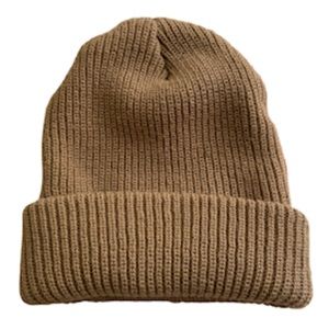 Tan Knitted Beanie